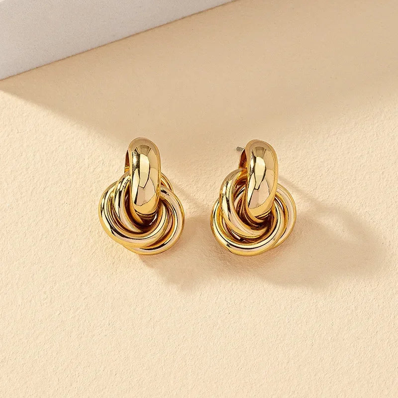 Gold SIlver Earrings