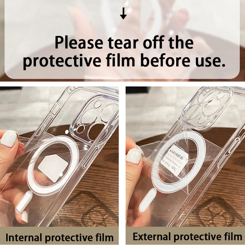 MagSafe Clear Magnetic Case for IPhone