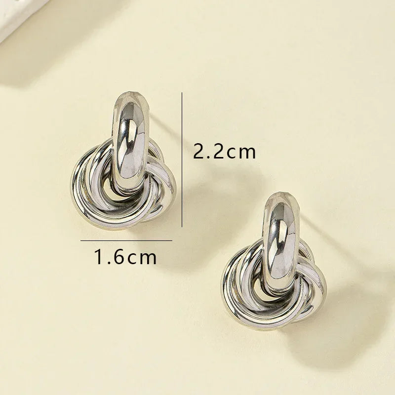 Gold SIlver Earrings