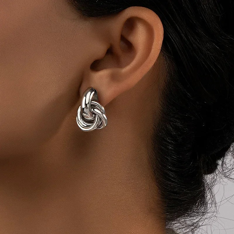 Gold SIlver Earrings